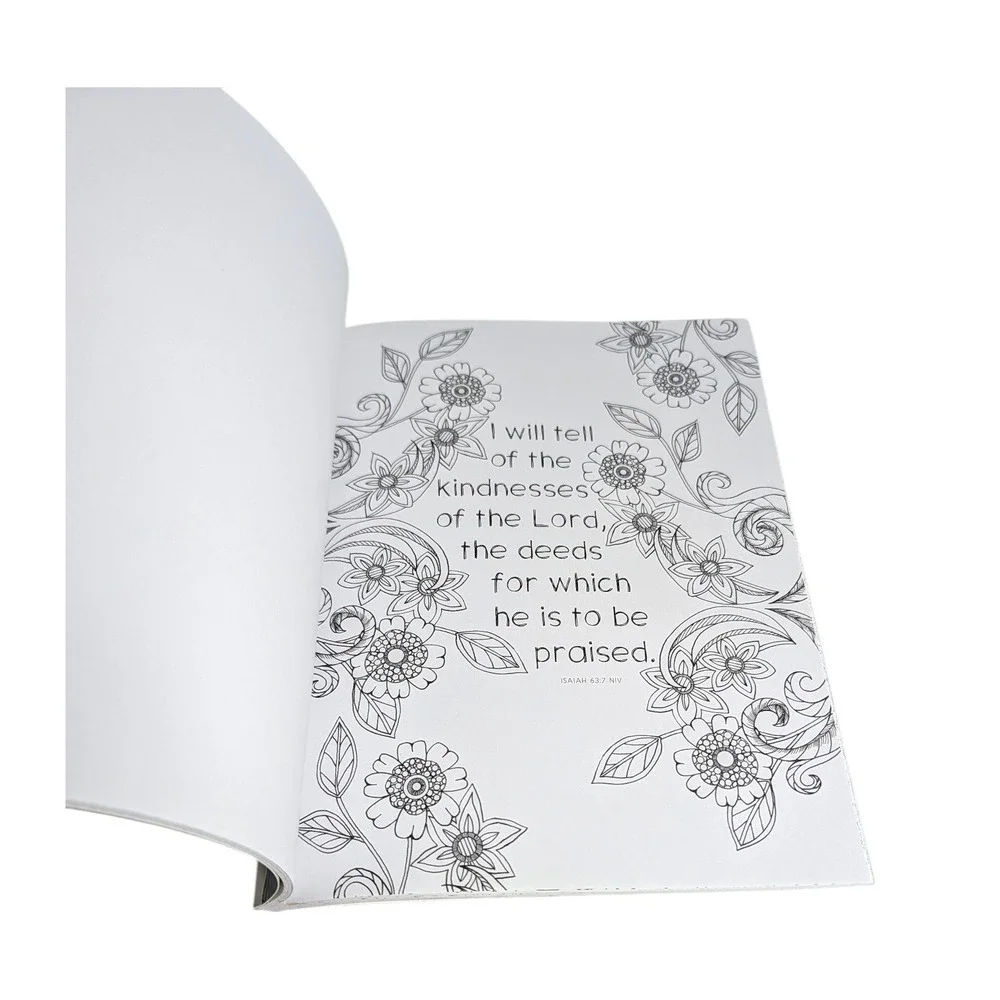 Amazing Grace Coloring Book Scripture Designs Birds Flowers‎ Tear Out Pages